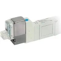 SMC 5/2-Weg In-Line Pneumatisch Magneetventiel G1/8'' - SY5120-5LOU-01F-Q