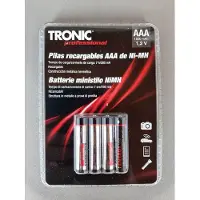 Tronic Oplaadbare batterijen AAA 4stuks - 1000 mAh -