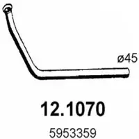 ASSO 12.1070 Voorpijp