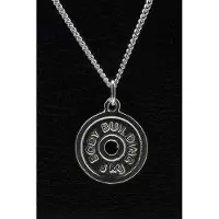 MOOYE ® - Collectie Zilveren Halter ketting hanger - schijf 5 kg