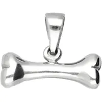 MOOYE ® - Collectie Zilveren Hondenbot massief kettinghanger