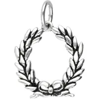MOOYE ® - Collectie Zilveren Lauwerkrans ketting hanger