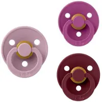 BIBS fopspeen 0-6 maanden - Set 3 stuks - Heather - Orchide - Elderberry