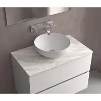 Muebles Navé opbouw waskom 40cm wit mat
