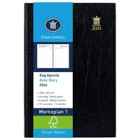 Ryam Agenda 2026 - Memoplan 1 - Zwart - Harde Kaft (10cm x 15cm)
