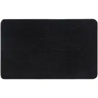 Aqualine Sapho Rist anti-slip badmat 50x80cm zwart