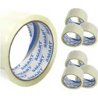 Smart Pakkingstape Acryl 48mm x 60m - 6 Rollen Transparant