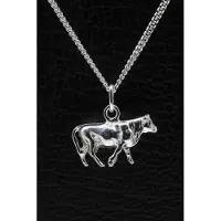 MOOYE ® - Collectie Zilveren Koe ketting hanger
