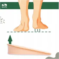 Sulpo Leren Hakverhogers 2,5 cm - Maat 38-40 - Groei & Comfort