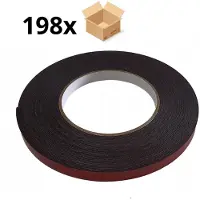 Rebel Professionele Dubbelzijdige Schuimtape 15mm x 10m - Sterke Acryllijm