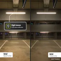 HOFTRONIC™ LED TL buis 120 cm - T8 (G13) - 18 Watt - 2880 Lumen - 160lm/W - High Lumen - vervangt 96W (96W/860) - 6000K - flikkervrij