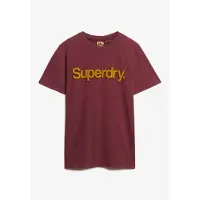 Superdry Shadow T-shirt met Core-logo Paars Grootte: L