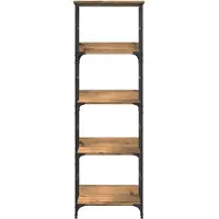 vidaXL Boekenrek 50x33x153 cm bewerkt hout artisanaal eikenkleurig