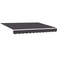 vidaXL Zonnescherm Frame Antraciet 300 x 250 cm