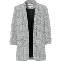 Pieces Blazers 'PCBOSELLA' grijs / zwart / wit
