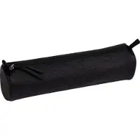 Clairefontaine leren rolbeursje, zwart