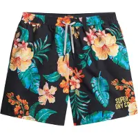 Superdry Zwemshorts azuur / donkergroen / vuurrood / zwart