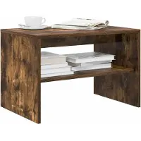 vidaXL Tv-meubel 80x40x40 cm bewerkt hout gerookt eikenkleurig