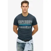 Superdry Shirt marine / navy / azuur / duifblauw