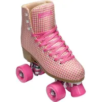 Impala Rollschuhe - Quad Skate - Pink Tartan - - 37 - Rollschuhe