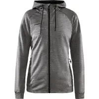 Craft Adv Unify Fz Hood Dames Dark Grey Melange maat S dames