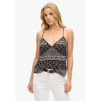 Superdry Printed Woven Mouwloos T-shirt