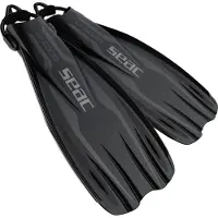 Seac Sub U1000 Diving Fins Bungee Strap Zwart XL-2XL