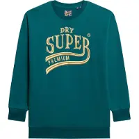 Superdry Jurk beige / smaragd