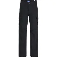 Jack & Jones Junior Broek 'JPSTKane JJBarkley' zwart / offwhite