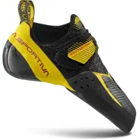 La Sportiva Solution Comp, klimschoen, heren, zwart/geel, maat 44.5 -