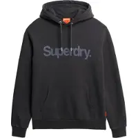 Superdry Sweatshirt 'City' basaltgrijs / zwart