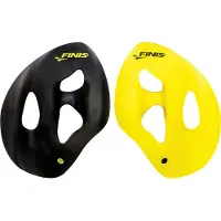 Finis Iso Swimming Paddles Geel,Zwart L