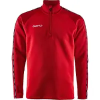 Craft Trainingsjack Men Squad 2.0 Half Zip Bright Red Express-L