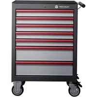 Toolcraft 887089 Werkplaatswagen Kleur (specifiek): Grijs, Antraciet, Rood