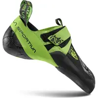 La Sportiva - Klimschoenen - Skwama Vegan Black/Flash Green voor Heren - Maat 39 - Groen