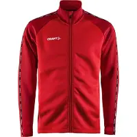 Craft Trainingsjack Men Squad 2.0 Full Zip Bright Red Express-M
