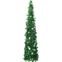 vidaXL Kunstkerstboom pop-up 150 cm PET groen