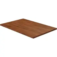 vidaXL Wastafelblad 60x40x1,5cm behandeld massief hout donkerbruin