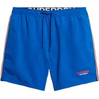 Superdry - Sportswear zwemshort met borduursel - 38 cm - Heren - Zwembroeken