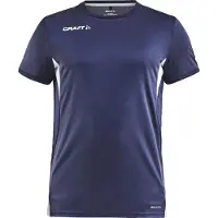 Craft Tennisshirt Men Pro Control Impact SS Tee M Navy White-XXXL