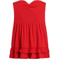 Superdry 50s Bandeaumini-jurk met Kant Rood Grootte: 40