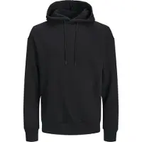Jack & Jones Plus Size Effen Hoodie EU6XL US4XL Zwart