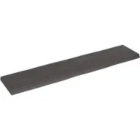 vidaXL Tafelblad natuurlijke rand 180x40x(2-6)cm eikenhout donkerbruin