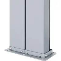 vidaXL - Windscherm - uittrekbaar - 200x1200 - cm - blauw