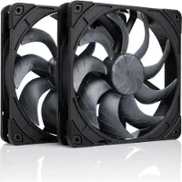 Noctua NF-A14x25 G2 PWM Sx2-PP chromax.black | Behuizingsventilator