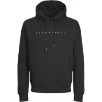 Jack&Jones PLUS Plus Size Logo Hoodie EU3XL US1XL Zwart