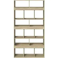 vidaXL Kamerscherm 100x33x187,5 cm bewerkt hout sonoma eikenkleurig