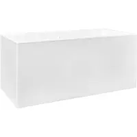 Elho Vivo Next Lang 60 - Plantenbak voor Binnen & Buiten Rechthoekig - 100% Gerecycled Plastic - L 59.0 x H 29.2 cm - Wit