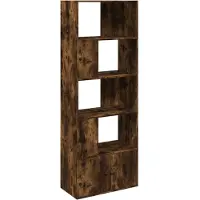 vidaXL Boekenkast 70x36x189 cm bewerkt hout gerookt eikenkleurig