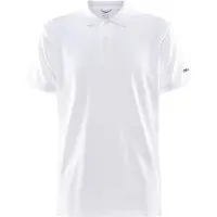 Craft Polo Men Core Blend Polo Shirt White-XXL